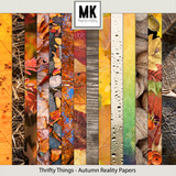 Thrifty Things - Autumn Reality Papers