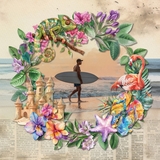 Travel Junk Journal Ocean Papers