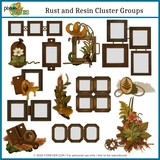 Rust and Resin Cluster Groups