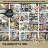 Town Square Watercolor Bundle
