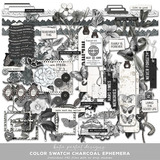 Color Swatch Charcoal Ephemera