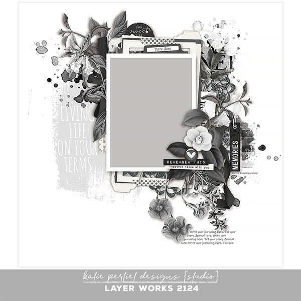 Layer Works 2124 Digital Art - Digital Scrapbooking Kits