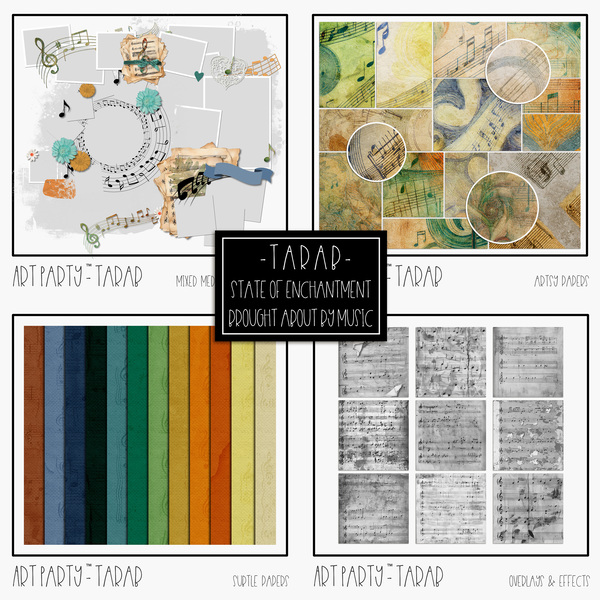 Tarab BUNDLE Digital Art - Digital Scrapbooking Kits