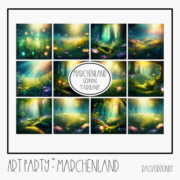 Märchenland - Backgrounds Digital Art - Digital Scrapbooking Kits