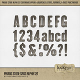 Paving Stone Sans Alpha Set