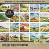 Farm Watercolor Bundle