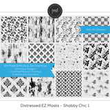 Distressed EZ Masks - Shabby Chic 1