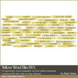Yellow Word Bits 01