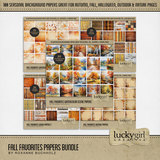 Fall Favorites Papers Bundle