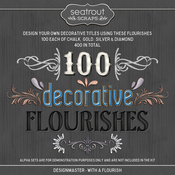 DesignMaster - With A Flourish Digital Art - Digital Scrapbooking Kits
