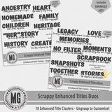 Scrappy Enhanced Title Duos