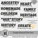 Scrappy Enhanced Title Duos