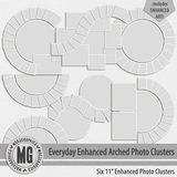 Everyday Enhanced Arched Photo Clusters