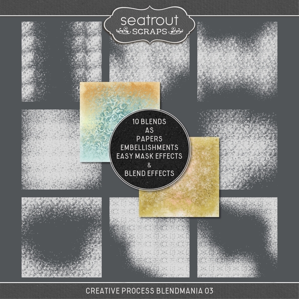 Creative Process BlendMania 03 Digital Art - Digital Scrapbooking Kits