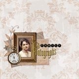 Antique Damask Papers Tan