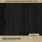 Curated Colors Black Papers