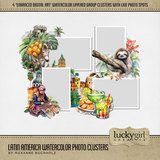 Latin America Watercolor Photo Clusters