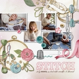 Sew & Stitch Word Art