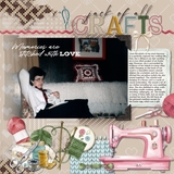 Sew & Stitch Watercolor Elements