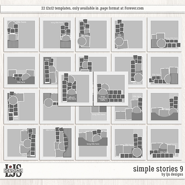 Simple Stories 9 Digital Art - Digital Scrapbooking Kits