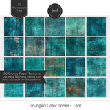 Grunged Color Tones - Teal