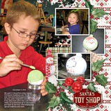 Christmas Capers Pre-designed Editable Pages