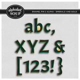 Enamel Pin 2 Alpha Bundle