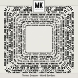 Tennis Season - Word Borders