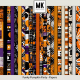 Funky Pumpkin Party - Papers