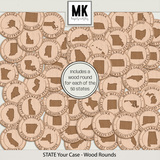 STATE Your Case - Wood Rounds