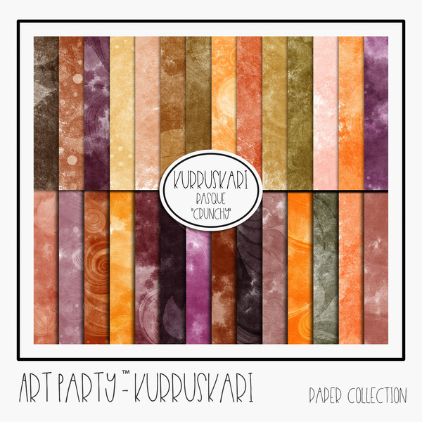 Kurruskari - Paper Collection Digital Art - Digital Scrapbooking Kits