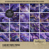 Fluid Art Jewel Papers Bundle