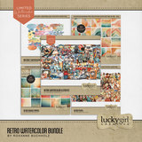 Retro Watercolor Bundle
