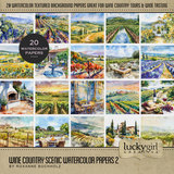 Wine Country Watercolor Bundle 2