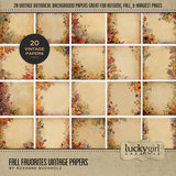 Fall Favorites Vintage Papers