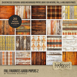Fall Favorites Wood Papers 2