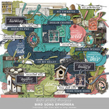 Bird Song Scrapbooking Bundle 01