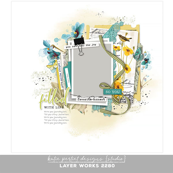 Layer Works 2280 Digital Art - Digital Scrapbooking Kits