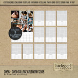 2026 - 2030 Collage Calendar 12x18