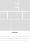 2026 - 2030 Collage Calendar 12x18