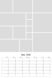 2026 - 2030 Collage Calendar 12x18