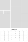 2026 - 2030 Collage Calendar 12x18