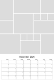 2026 - 2030 Collage Calendar 12x18