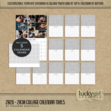 2026 - 2030 Collage Calendar 11x8.5