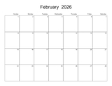 2026 - 2030 Collage Calendar 11x8.5