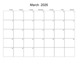 2026 - 2030 Collage Calendar 11x8.5