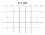 2026 - 2030 Collage Calendar 11x8.5