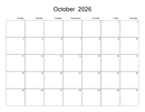 2026 - 2030 Collage Calendar 11x8.5