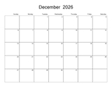 2026 - 2030 Collage Calendar 11x8.5