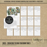 2026 - 2030 Edge to Edge Calendar 11x8.5